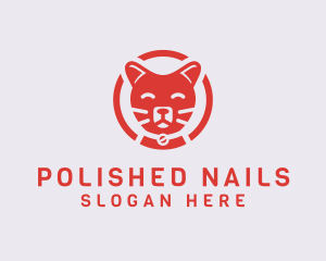 Happy Feline Cat logo design