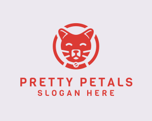 Happy Feline Cat logo design