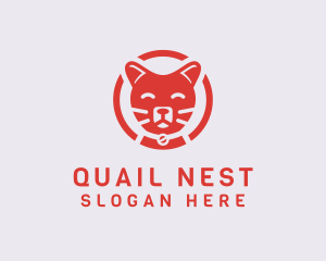 Happy Feline Cat logo design