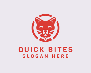 Happy Feline Cat logo design