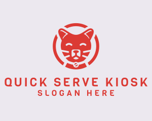 Happy Feline Cat logo design