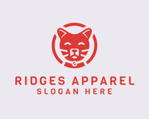 Happy Feline Cat logo design