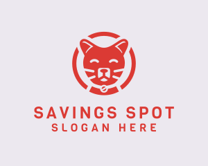 Happy Feline Cat logo design