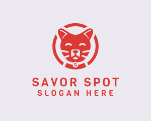 Happy Feline Cat logo design