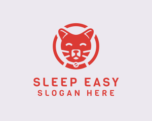 Happy Feline Cat logo design