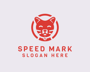 Happy Feline Cat logo design