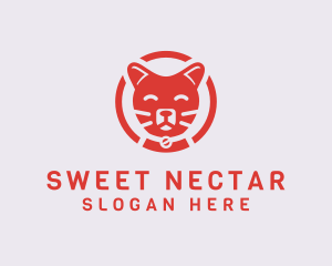 Happy Feline Cat logo design