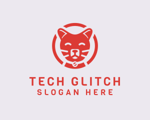 Happy Feline Cat logo design