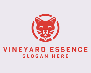 Happy Feline Cat logo design