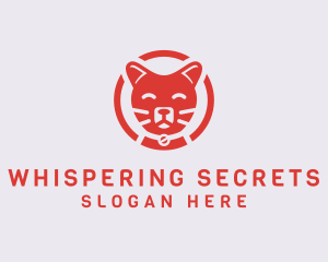 Happy Feline Cat logo design