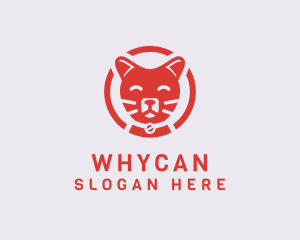 Feng Shui - Happy Feline Cat logo design