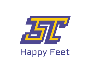 Foot - SC Sport Letter logo design