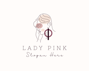 Lady Fashion Stylist  logo design