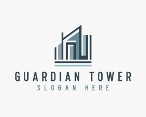 Building Tower Architecture logo design