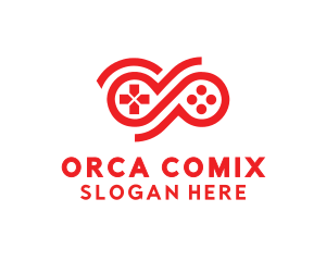 Console - Infinity Controller Gaming logo design