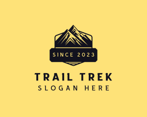 Hiker - Outdoor Tour Mountain logo design