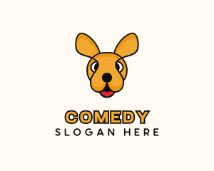 Kangaroo Joey Cartoon Logo