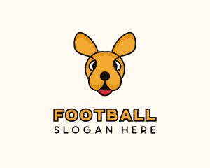 Kangaroo Joey Cartoon Logo