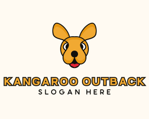 Australian - Kangaroo Joey Cartoon logo design