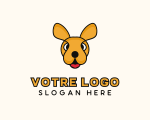 Cartoon - Kangaroo Joey Cartoon logo design