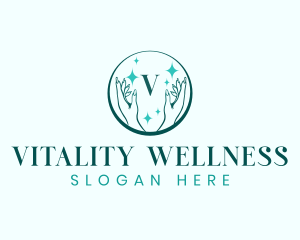 Hand Nail Wellness logo design