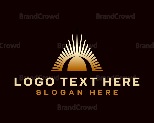 Luxury Brand Pyramid Logo