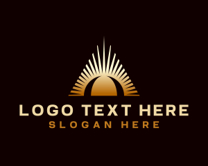 Horn - Luxury Brand Pyramid logo design