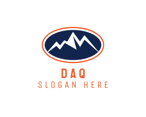 Mountain Range Trekking Logo