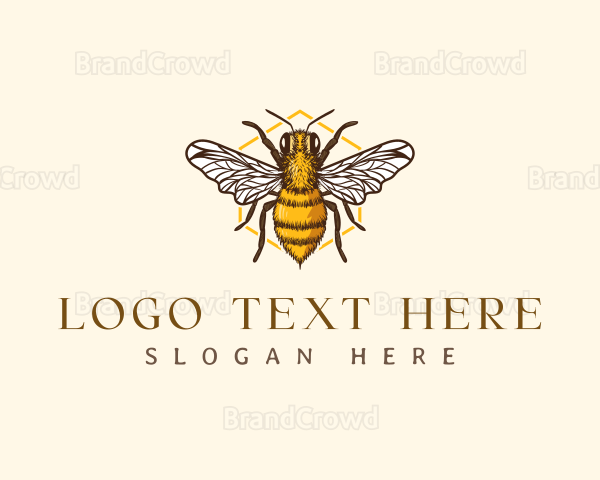 Kansas Honey Bee Apiary Logo