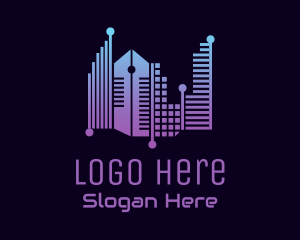 Electronics - Urban City Tech logo design