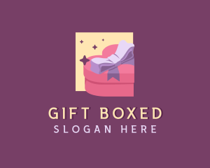 Heart Gift Box logo design