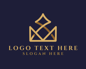 Luxury - Gold Crown Luxury logo design