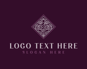 Therapeutic - Holistic Yoga Meditation logo design