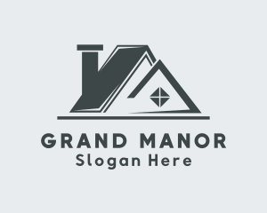 House Roofing Property logo design