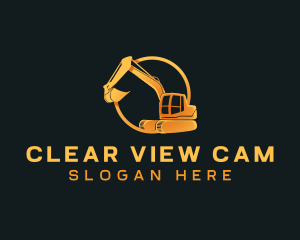 Industrial Digging Excavator Logo