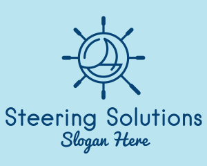 Steering - Nautical Steering Wheel logo design