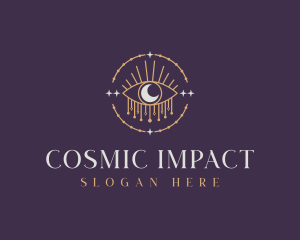 Mystical Cosmic Eye logo design