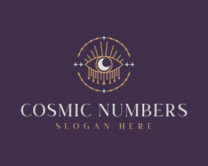 Mystical Cosmic Eye logo design