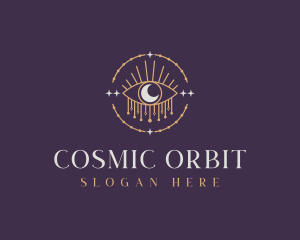 Mystical Cosmic Eye logo design