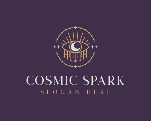 Mystical Cosmic Eye logo design