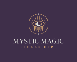 Mystical Cosmic Eye logo design