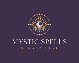 Mystical Cosmic Eye logo design