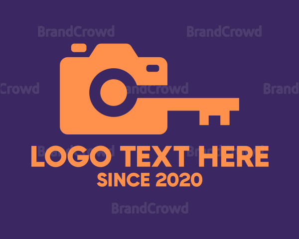 Orange Camera Lock Logo
