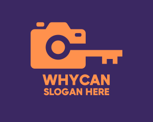 Orange Camera Lock Logo