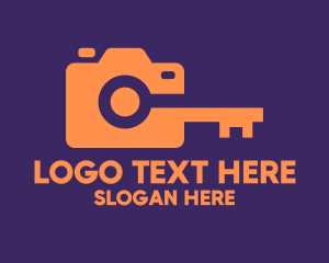 Orange Camera Lock Logo