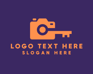 Orange Camera Lock Logo