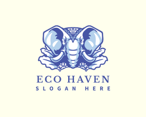 Nature - Wild Elephant Nature logo design