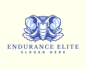 Wild Elephant Nature logo design