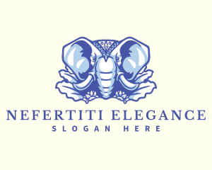 Wild Elephant Nature logo design