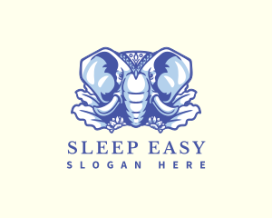 Wild Elephant Nature logo design